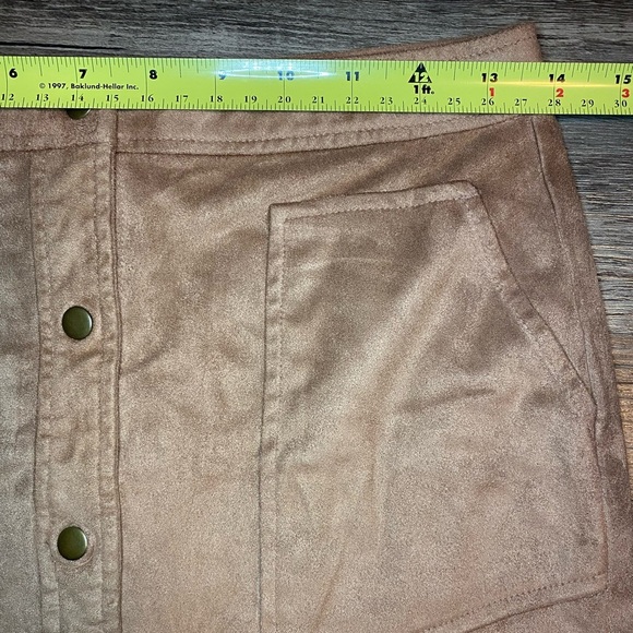 Bar III Women’s Faux Leather Mini Skirt Size XS - Picture 7 of 7
